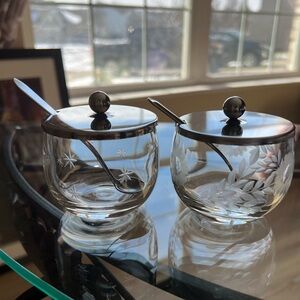Webster sterling silver jam & jelly jar.